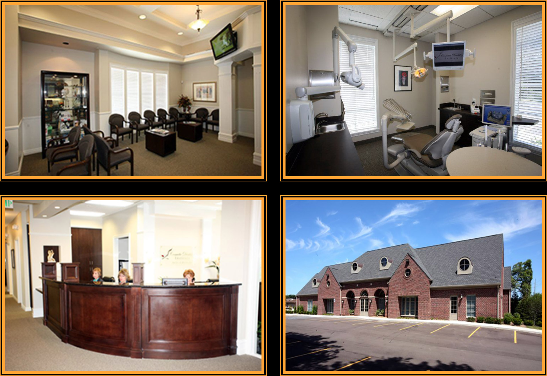 Shots of office interior and exterior